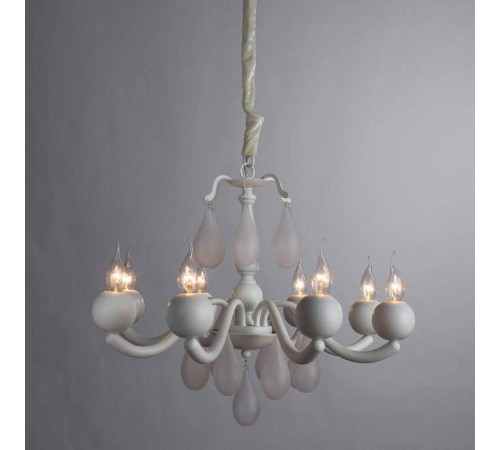 Подвесная люстра Arte Lamp Sigma A3229LM-8WH Подвесная люстра Arte Lamp Sigma A3229LM-8WH