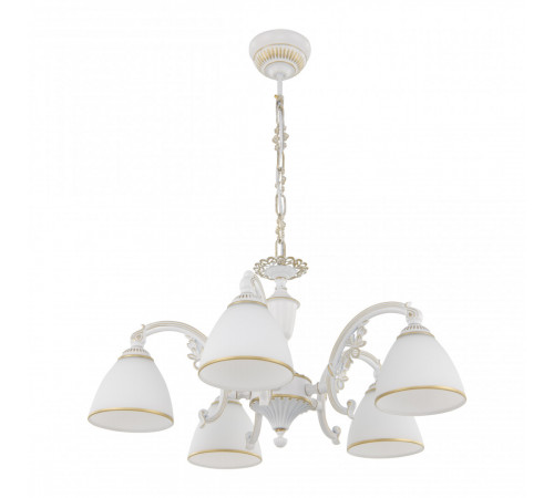 Подвесная люстра Arte Milano 341837/5 WT+G Подвесная люстра Arte Milano 341837/5 WT+G