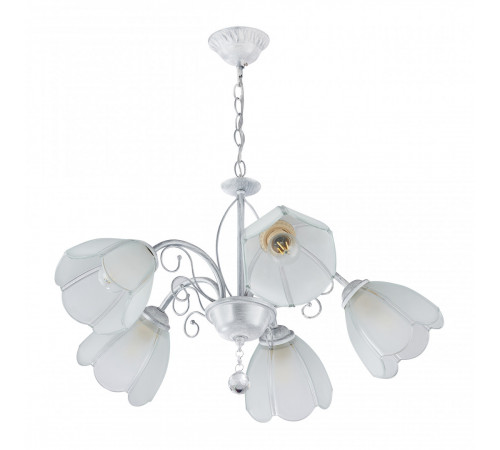 Подвесная люстра Arte Milano Amalfi 332656/5 WT+SL Подвесная люстра Arte Milano Amalfi 332656/5 WT+SL