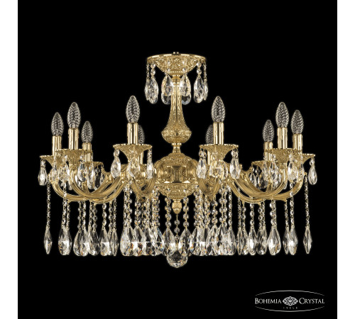 Подвесная люстра Bohemia Ivele Crystal Verona 72101/10/250 A G Подвесная люстра Bohemia Ivele Crystal Verona 72101/10/250 A G