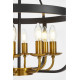 Подвесная люстра Lumina Deco Berling LDP 8024-8 BK+MD