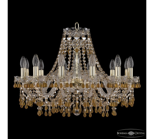 Подвесная люстра Bohemia Ivele Crystal 1410/12/240 G V1003 R721