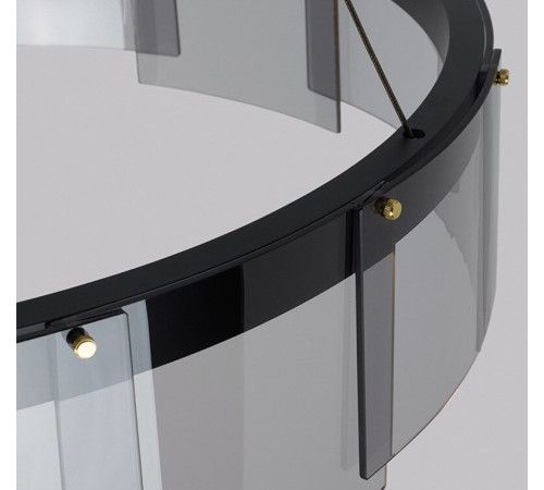 Подвесная люстра Delight Collection Stratos D8825P/S black/smoky