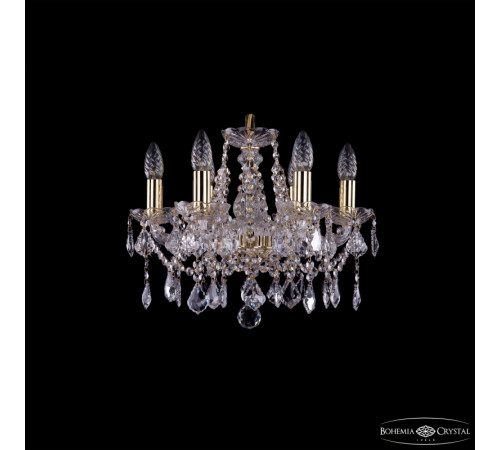 Подвесная люстра Bohemia Ivele Crystal 1413/6/141 G Leafs Подвесная люстра Bohemia Ivele Crystal 1413/6/141 G Leafs