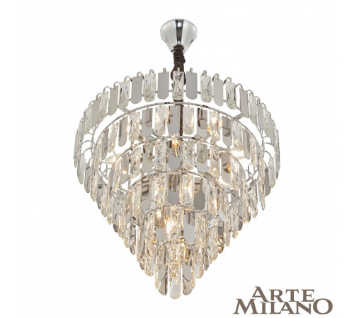 Подвесная люстра Arte Milano 25388.D600.H520.E14.11 Ni Подвесная люстра Arte Milano 25388.D600.H520.E14.11 Ni