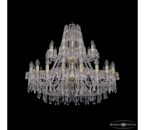 Подвесная люстра Bohemia Ivele Crystal 1403/20+10/360/2d G