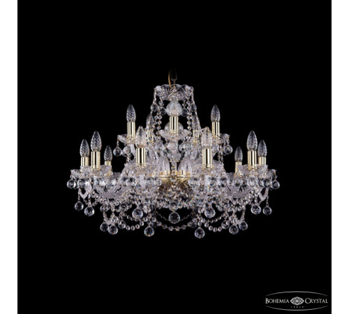 Подвесная люстра Bohemia Ivele Crystal 1411/10+5/240 G Balls Подвесная люстра Bohemia Ivele Crystal 1411/10+5/240 G Balls