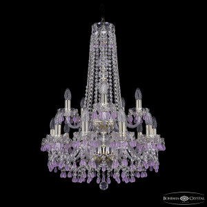 Подвесная люстра Bohemia Ivele Crystal 1410/10+5/195/h-82/2d G V7010