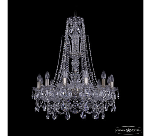Подвесная люстра Bohemia Ivele Crystal 1411/12/240/XL-83 Pa Подвесная люстра Bohemia Ivele Crystal 1411/12/240/XL-83 Pa