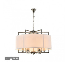 Подвесная люстра iLamp Divole P9505-6 Nickel