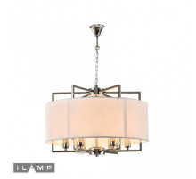 Подвесная люстра iLamp Divole P9505-6 Nickel