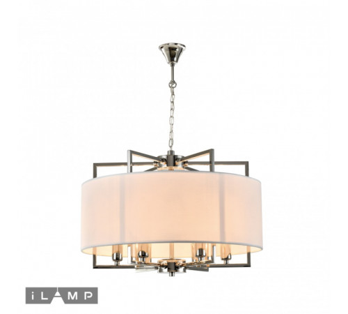 Подвесная люстра iLamp Divole P9505-6 Nickel Подвесная люстра iLamp Divole P9505-6 Nickel