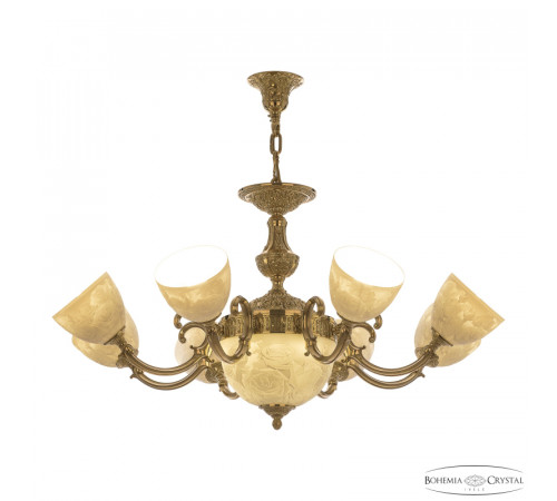 Подвесная люстра Bohemia Ivele Crystal Verona 72213P/8/210 G P1 U Rose