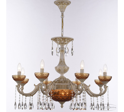 Подвесная люстра Bohemia Ivele Crystal AL78101P/8/250 A WMG P Amber/M-1F Подвесная люстра Bohemia Ivele Crystal AL78101P/8/250 A WMG P Amber/M-1F