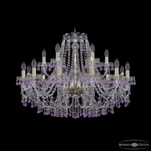 Подвесная люстра Bohemia Ivele Crystal 1410/12+6/300 G V7010