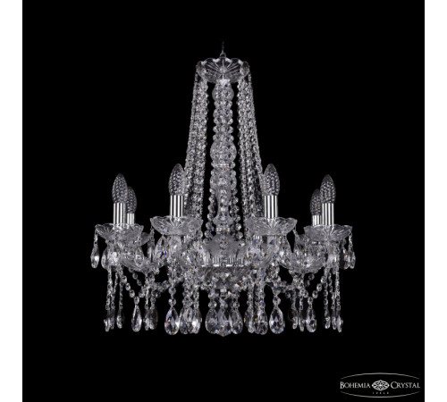 Подвесная люстра Bohemia Ivele Crystal 1413/8/200/h-61 Ni Подвесная люстра Bohemia Ivele Crystal 1413/8/200/h-61 Ni