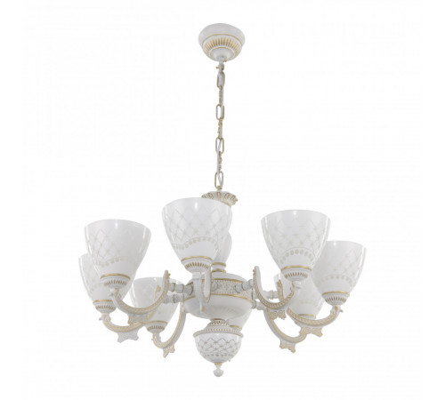 Подвесная люстра Arte Milano 343837/8 WT+G Подвесная люстра Arte Milano 343837/8 WT+G