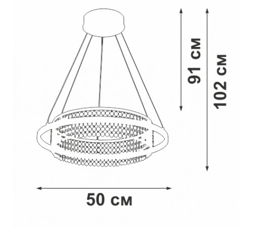 Подвесная люстра Vitaluce V54000-0/1S Подвесная люстра Vitaluce V54000-0/1S