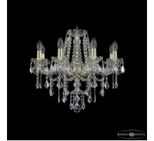 Подвесная люстра Bohemia Ivele Crystal 1415/8/200 G Leafs