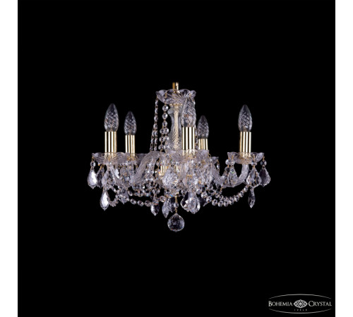 Подвесная люстра Bohemia Ivele Crystal 1402/5/141 G Leafs Подвесная люстра Bohemia Ivele Crystal 1402/5/141 G Leafs