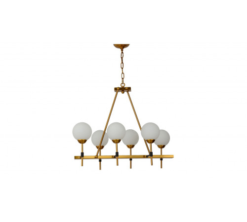 Подвесная люстра Lumina Deco Aldono LDP 7004-6 MD+BK Подвесная люстра Lumina Deco Aldono LDP 7004-6 MD+BK
