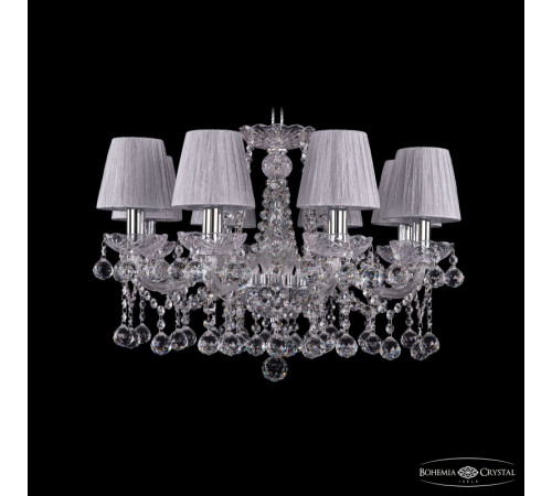 Подвесная люстра Bohemia Ivele Crystal 1413/8/200 Ni Balls SH6 Подвесная люстра Bohemia Ivele Crystal 1413/8/200 Ni Balls SH6