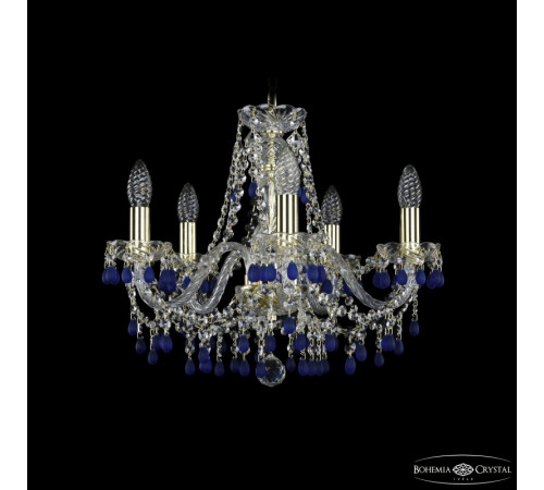 Подвесная люстра Bohemia Ivele Crystal 1410/5/160 G V3001 Подвесная люстра Bohemia Ivele Crystal 1410/5/160 G V3001