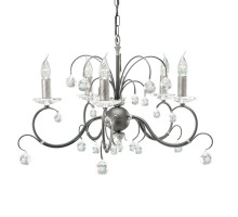Подвесная люстра Elstead Lighting Lunetta LUN 5 BLK/SIL