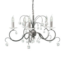 Подвесная люстра Elstead Lighting Lunetta LUN 5 BLK/SIL