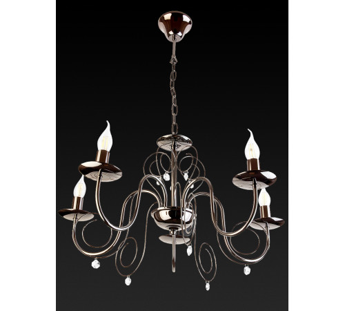 Подвесная люстра Toplight Sylvia TL6040D-05BC Подвесная люстра Toplight Sylvia TL6040D-05BC