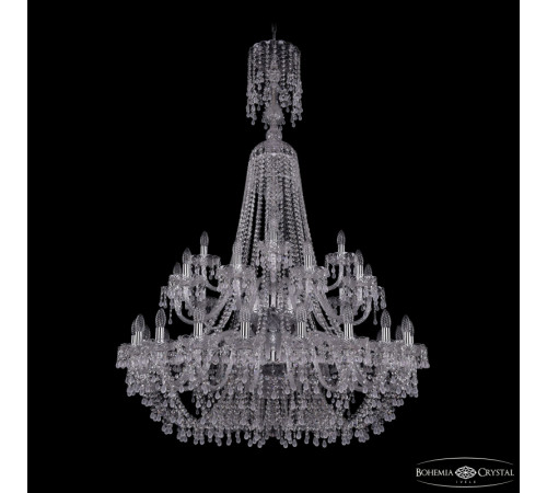 Подвесная люстра Bohemia Ivele Crystal 1410/20+10+5/400/XL-160/2d Ni V0300