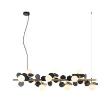 Подвесная люстра Lumien Hall Ilmari LH4136/12PO-BR-BK