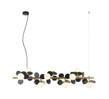 Подвесная люстра Lumien Hall Ilmari LH4136/12PO-BR-BK