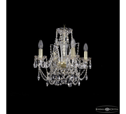 Подвесная люстра Bohemia Ivele Crystal 1411/4/141 G Подвесная люстра Bohemia Ivele Crystal 1411/4/141 G