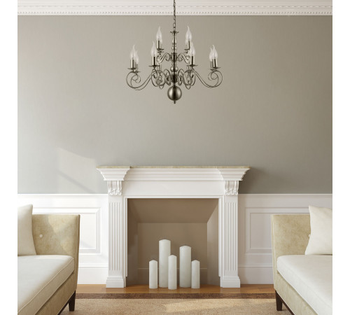 Подвесная люстра Arte Lamp A1129LM-12AB Подвесная люстра Arte Lamp A1129LM-12AB