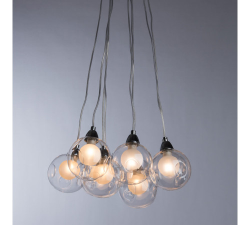 Подвесная светодиодная люстра Arte Lamp Pallone A3025SP-9CC Подвесная светодиодная люстра Arte Lamp Pallone A3025SP-9CC