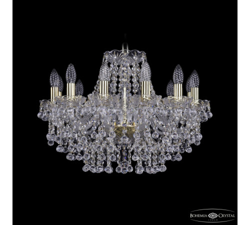 Подвесная люстра Bohemia Ivele Crystal 1409/12/195 G Подвесная люстра Bohemia Ivele Crystal 1409/12/195 G