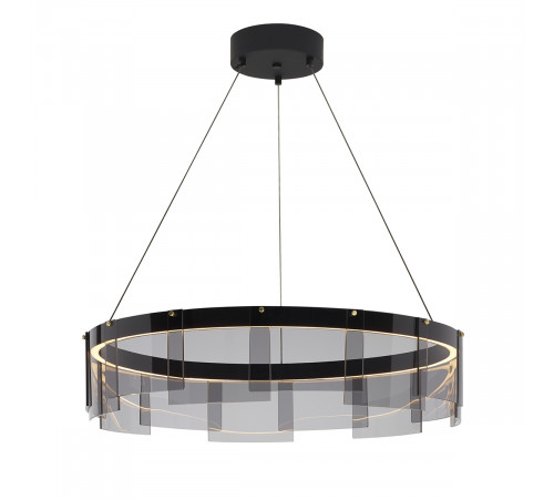 Подвесная люстра Delight Collection Stratos D8825P/L black/smoky Подвесная люстра Delight Collection Stratos D8825P/L black/smoky