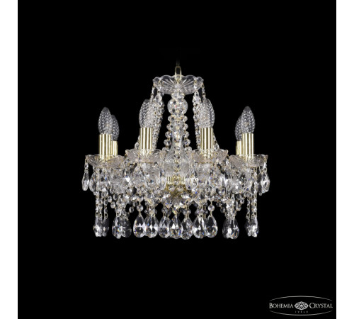 Подвесная люстра Bohemia Ivele Crystal 1413/8/141 G