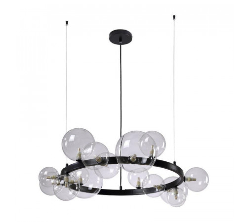 Подвесная люстра Crystal Lux Agata SP15 V2 Black/Transparente Подвесная люстра Crystal Lux Agata SP15 V2 Black/Transparente