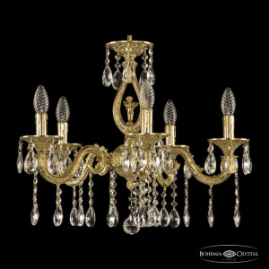 Подвесная люстра Bohemia Ivele Crystal Florence 71401/5/175 A G FA10S