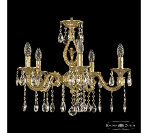 Подвесная люстра Bohemia Ivele Crystal Florence 71401/5/175 A G FA10S Подвесная люстра Bohemia Ivele Crystal Florence 71401/5/175 A G FA10S