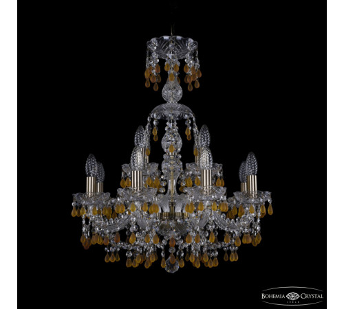 Подвесная люстра Bohemia Ivele Crystal 1410/8+4/195/XL-66 Pa V1003 Подвесная люстра Bohemia Ivele Crystal 1410/8+4/195/XL-66 Pa V1003