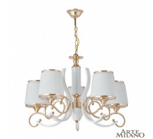 Подвесная люстра Arte Milano Florentia-3857 303857/5 Wh/Gd