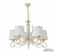 Подвесная люстра Arte Milano Florentia-3857 303857/5 Wh/Gd