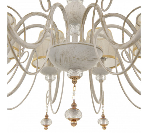 Подвесная люстра Arte Milano 347620/10 WT+G Подвесная люстра Arte Milano 347620/10 WT+G