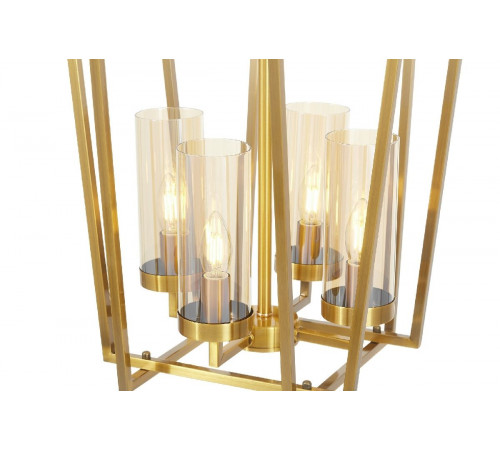 Подвесная люстра Lumina Deco Afres LDP 1246-4 MD+AB Подвесная люстра Lumina Deco Afres LDP 1246-4 MD+AB