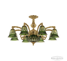 Подвесная люстра Bohemia Ivele Crystal Florence 71212P/8/210 G P2 D Clear-Green/H-1I