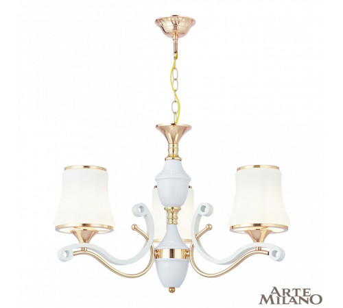 Подвесная люстра Arte Milano Florentia-3987 303987/3 Wh/Gd