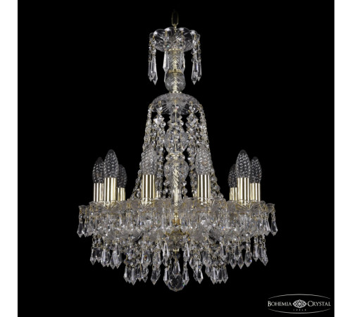 Подвесная люстра Bohemia Ivele Crystal 1403/10/141/XL-61 G